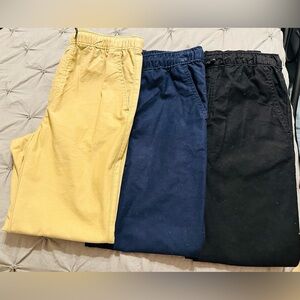 Boys Gap Khaki Joggers 3 Pairs
